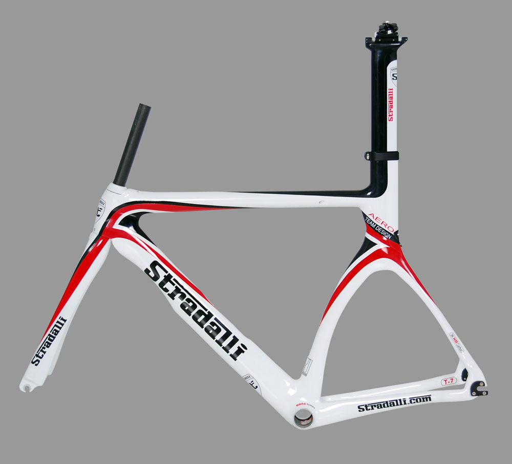 2013 STRADALLI T 7 TEAM AERO CARBON TIME TRIAL BIKE TRI FRAME SET TT 