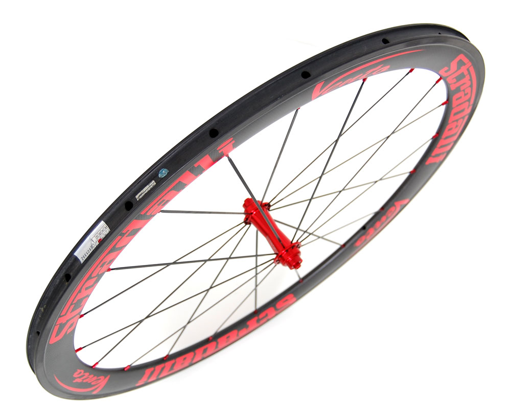 STRADALLI CARBON ROAD BIKE WHEELSET BICYCLE WHEELS RED  